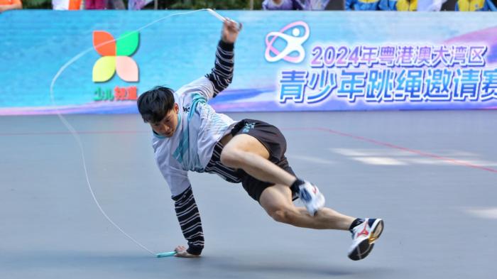 2024年粤港澳大湾区青少年跳绳邀请赛在广州成功