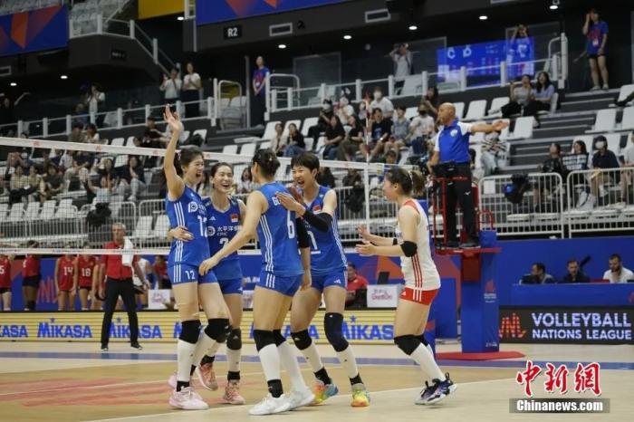 3-1击败劲敌巴西，中国女排晋级世界女排联赛半