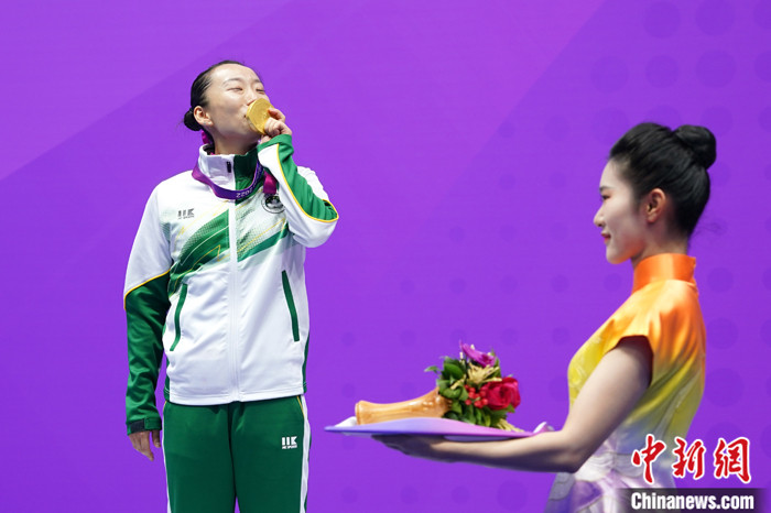 澳门队首金得主李祎:通过武术传播中华传统文